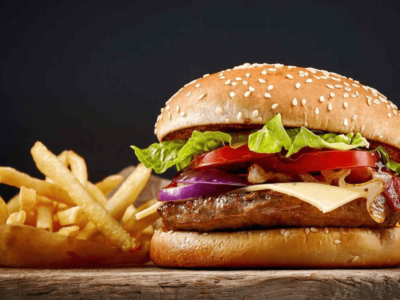 Hamburguesa con papas